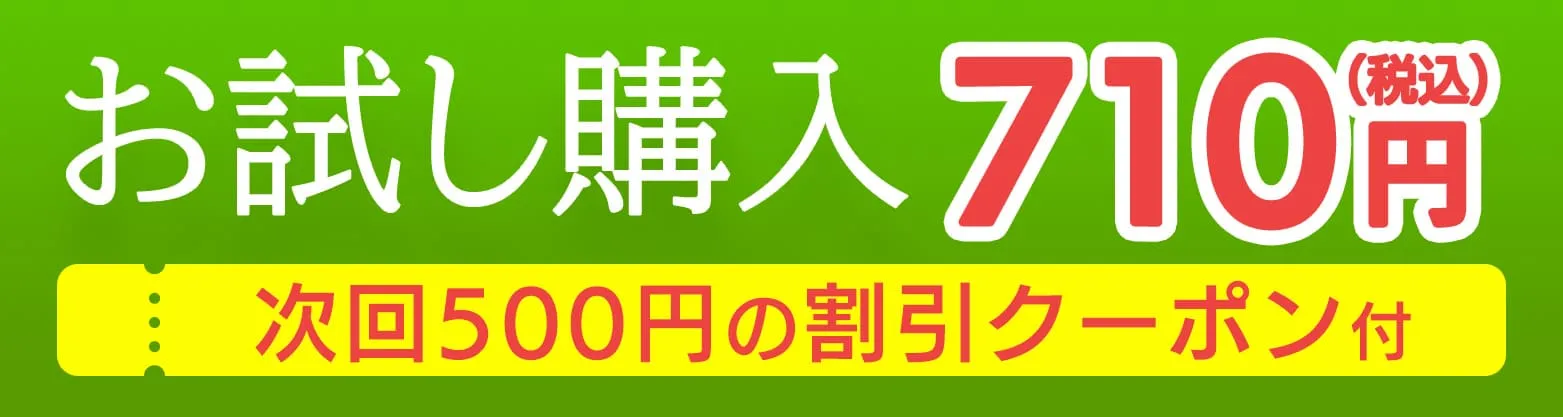 お試し購入710円